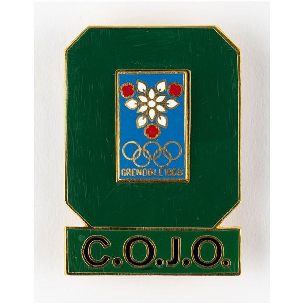 Grenoble 1968 Winter Olympics Organizing Committee Badge