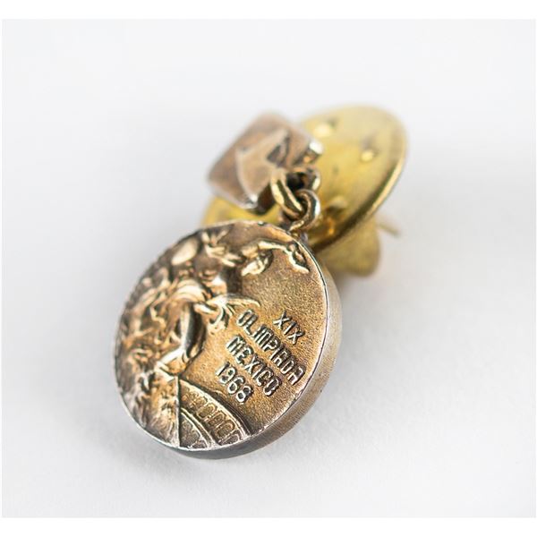 Mexico City 1968 Summer Olympics Gold Medal Equestrian Winner's Pin