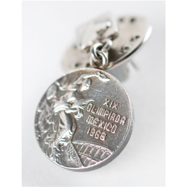 Mexico City 1968 Summer Olympics Silver Medal Equestrian Winner's Pin