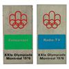 Image 1 : Montreal 1976 Summer Olympics (2) Badges
