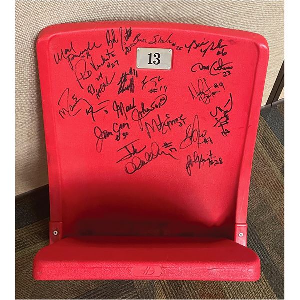 Lake Placid 1980 Winter Olympics: 'Miracle on Ice' Team USA Signed Seat