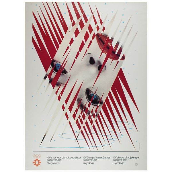Sarajevo 1984 Winter Olympics Poster