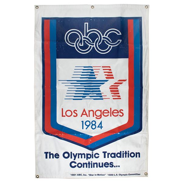 Los Angeles 1984 Summer Olympics ABC Sports Banner
