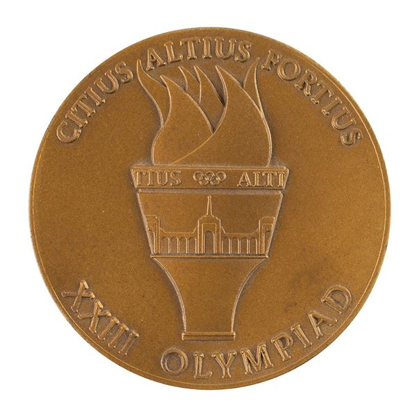 Los Angeles 1984 Summer Olympics Participation Medal