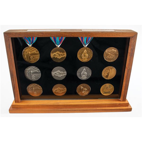 Calgary 1988 Winter Olympics Winner's and Participation Medal Collection