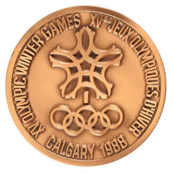 Calgary 1988 Winter Olympics Bronze Participation Medal