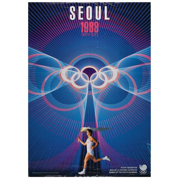 Seoul 1988 Summer Olympics Poster