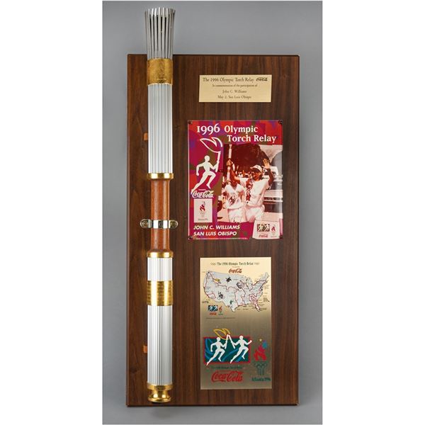 Atlanta 1996 Summer Olympics Torch Carried by Gold Medalist Archer John Williams