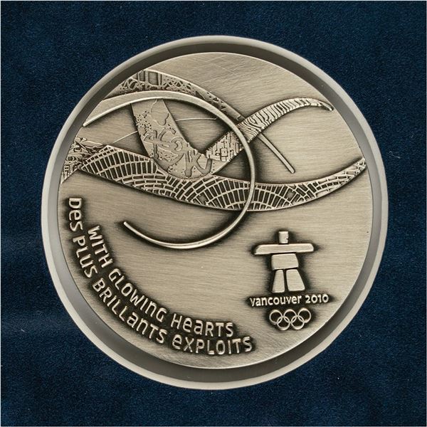 Vancouver 2010 Winter Olympics Participation Medal and Diploma