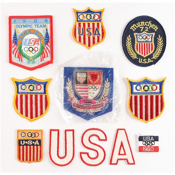 Team USA Team Members' Olympic Patch Collection