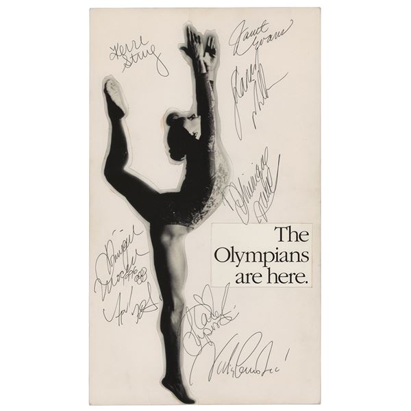 Olympic Gold Medalists Signed Standee