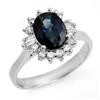 Image 1 : CERTIFIED 2.29ctw SAPPHIRE & DIAMOND RING 14KT GOLD