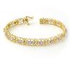 Image 1 : CERTIFIED 2.82ctw TANZANITE & DIAMOND BRACELET GOLD