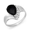 Image 1 : CERTIFIED 2.66 ctw SAPPHIRE & DIAMOND RING WHITE GOLD