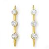 Image 1 : ELEGANT 2.0ctw DIAMOND DANGLE EARRINGS 14K YELLOW GOLD