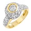 Image 1 : ACA CERTIFIED 2.20ctw DIAMOND ENGAGEMENT RING 14KT GOLD