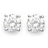 Image 1 : OVERSTOCK SOLITAIRE 2.50ctw DIAMOND STUD EARRINGS GOLD