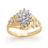 Image 1 : ACA CERTIFIED 0.25 ctw DIAMOND LADIES RING YELLOW GOLD