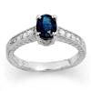 Image 1 : CERTIFIED 1.63ctw SAPPHIRE & DIAMOND RING 14KT GOLD