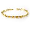 Image 1 : OVERSTOCK CERTIFIED 1.0ctw CITRINE BRACELET YELLOW GOLD