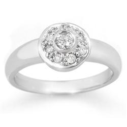 CERTIFIED 0.35ctw DIAMOND ANNIVERSARY RING WHITE GOLD