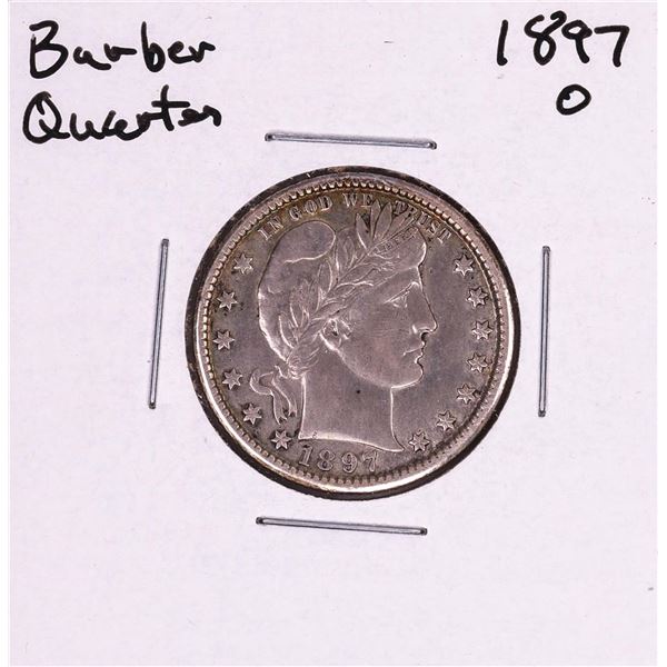 1897-O Barber Quarter Coin