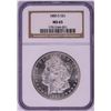 Image 1 : 1880-S $1 Morgan Silver Dollar Coin NGC MS65