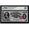 Image 1 : 1891 $1 Martha Washington Silver Certificate Note Fr.223 PMG Extremely Fine 40
