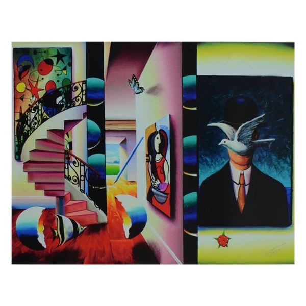 Ferjo "Man In The Bowler Hat" Limited Edition Giclee on Canvas