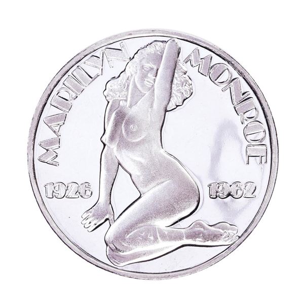 1926-1962 Marilyn Monroe Proof 1oz .999 Fine Silver Round