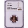 Image 1 : 1951 Proof Lincoln Wheat Cent Coin NGC PF67RD