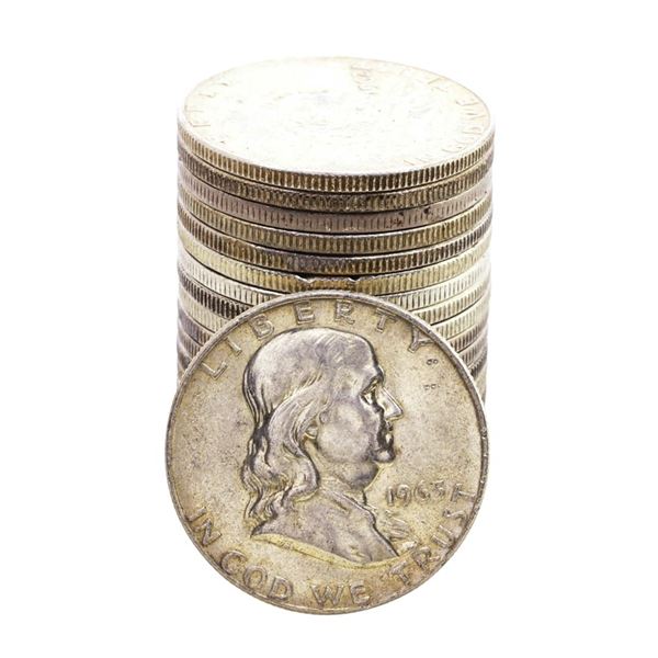 Roll of (20) Mixed Date Franklin Half Dollar Coins