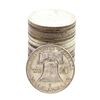 Image 2 : Roll of (20) Mixed Date Franklin Half Dollar Coins