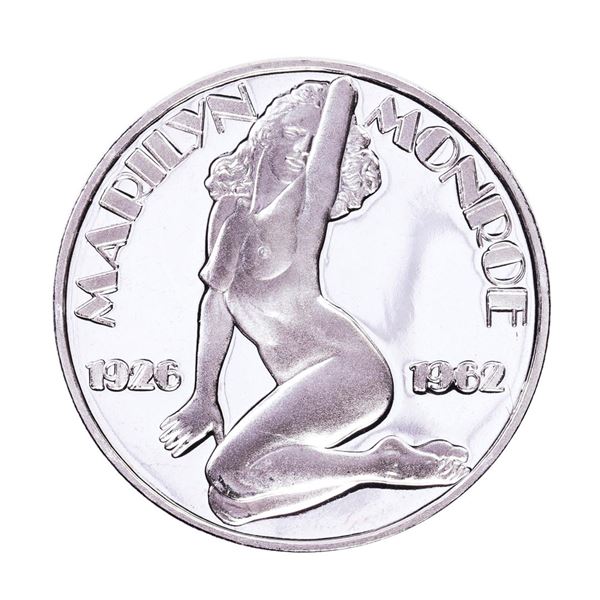 1926-1962 Marilyn Monroe Proof 1oz .999 Fine Silver Round
