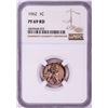 Image 1 : 1962 Proof Lincoln Memorial Cent Coin NGC PF69RD