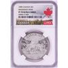 Image 1 : 1989 $1 Proof Canada Mackenzie River Silver Dollar Coin NGC PF70 Ultra Cameo