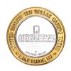 Image 2 : .999 Fine Silver Harveys Resort Lake Tahoe, Nevada $10 Limited Edition Gaming Token