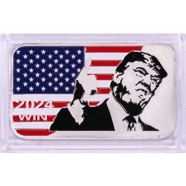 2024 Win Trump 1oz .999 Fine Silver Bar Ingot