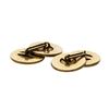 Image 2 : Pair of $2 1/2 Quarter Eagle Gold Coin Cufflinks with 14k Gold Backs