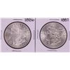 Image 1 : Lot of 1886-1887 $1 Morgan Silver Dollar Coins