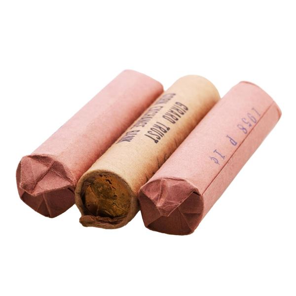 Lot of 1956-P, 1957-P, & 1958-P (50) Brilliant Uncirculated Lincoln Wheat Cent Coins