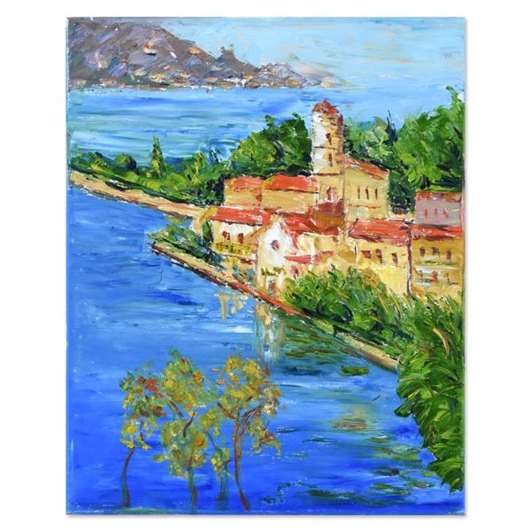 Fallas "Lake Como" Original Oil on Canvas
