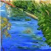 Image 2 : Fallas "Lake Como" Original Oil on Canvas