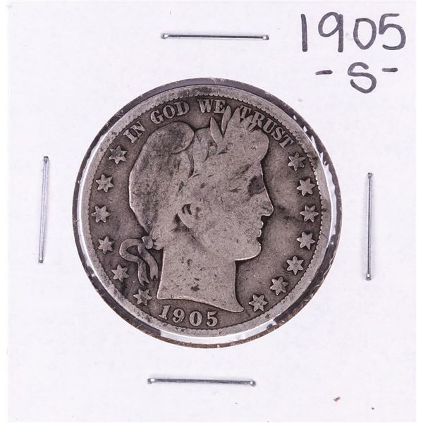 1905-S Barber Half Dollar Coin