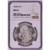 Image 1 : 1878-S $1 Morgan Silver Dollar Coin NGC MS63