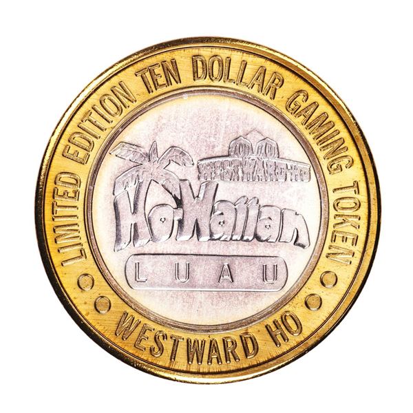 .999 Silver Westward Ho Casino Las Vegas $10 Casino Gaming Token Limited Edition