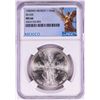 Image 1 : 1985Mo Mexico 1 Onza Libertad Silver Coin NGC MS66