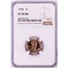 Image 1 : 1958 Proof Lincoln Wheat Cent Coin NGC PF69RD