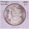 Image 1 : 1891-CC $1 Morgan Silver Dollar Coin