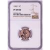 Image 1 : 1962 Proof Lincoln Memorial Cent Coin NGC PF69RD